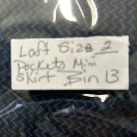 LOFT Women’s Size 2 Mini Skirt Pockets Coquette Preppy Acadamia Flirty Fairy - Picture 14 of 14